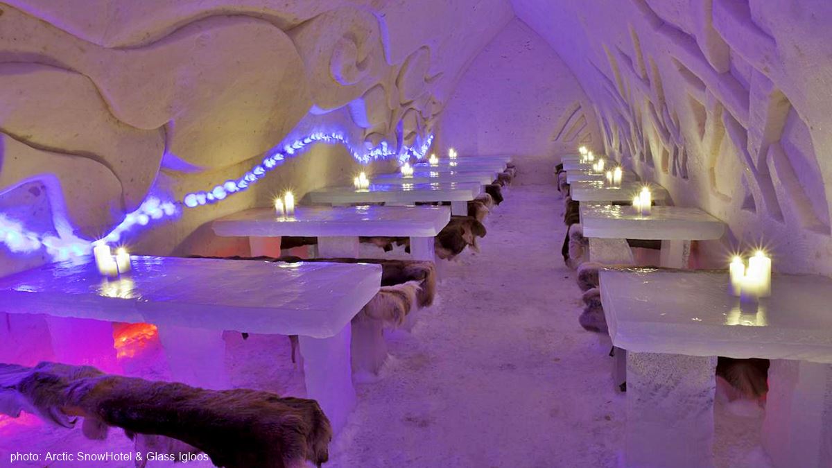 Arctic SnowHotel Ice Restaurant