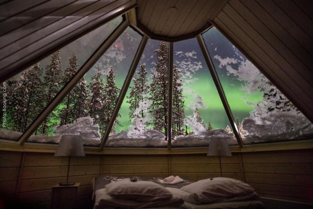 Northern Lights Village glass igloo hotel